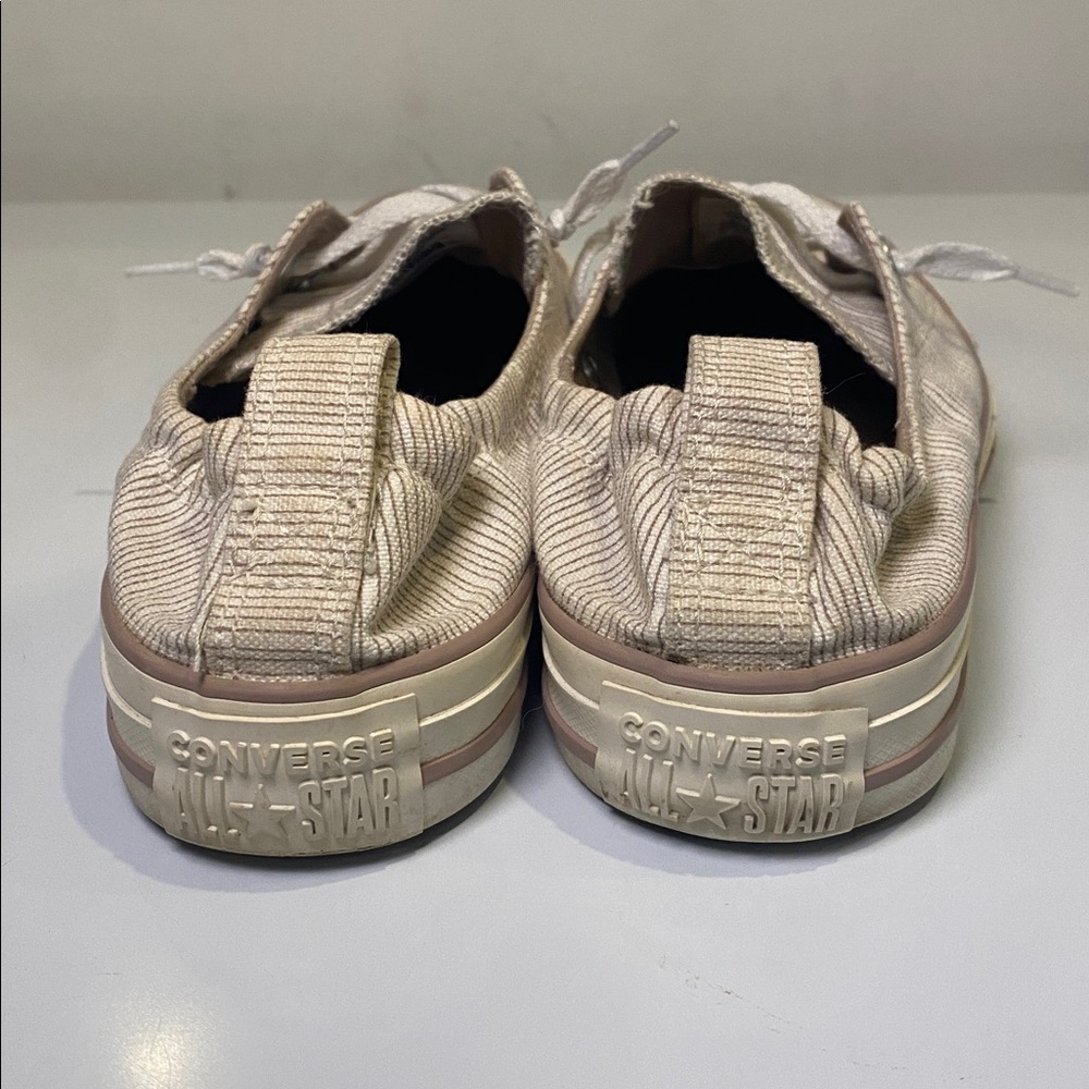 Converse Shoreline Slip-on Sneakers Women's 7 Ivory Tan Chuck Taylor All Star - Picture 5 of 11